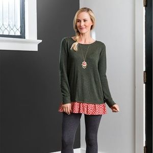 Matilda Jane Women's sweater tunic, Size Large